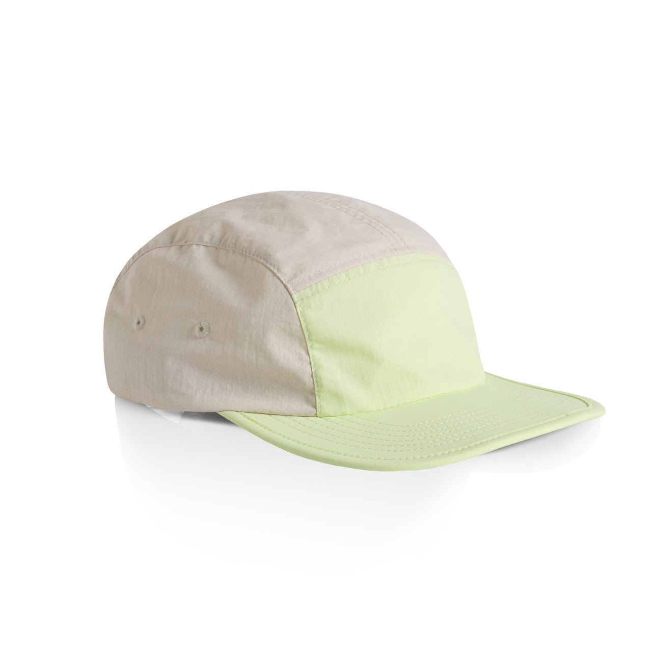 Finn TwoTone Nylon Cap Lime/Bone - Side