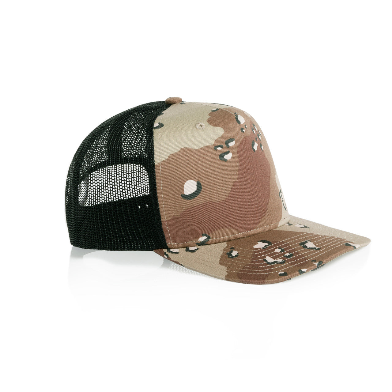 Stock Contrast Camo Trucker Desert/Camo Black - Side