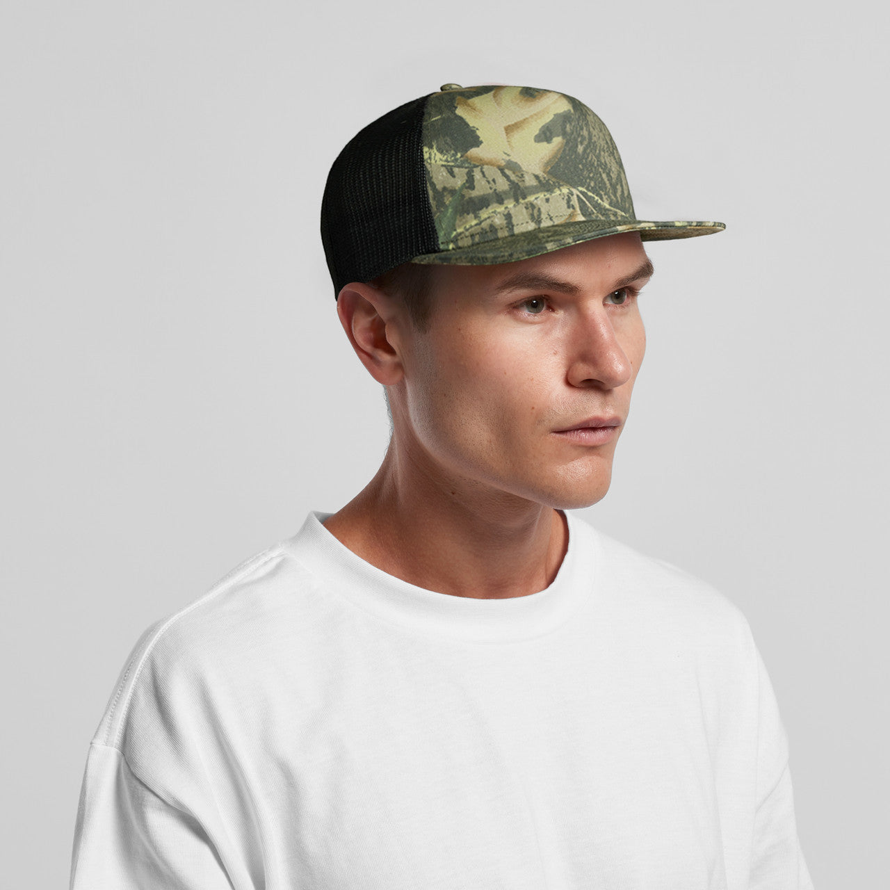 Stock Contrast Camo Trucker 1110C