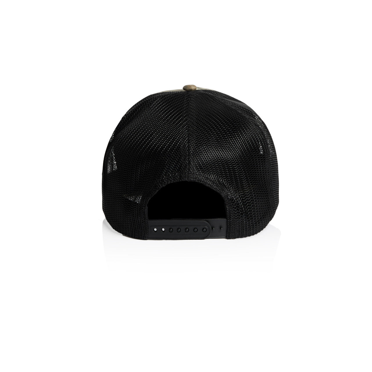 Stock Contrast Camo Trucker Tree Camo/Black - Back