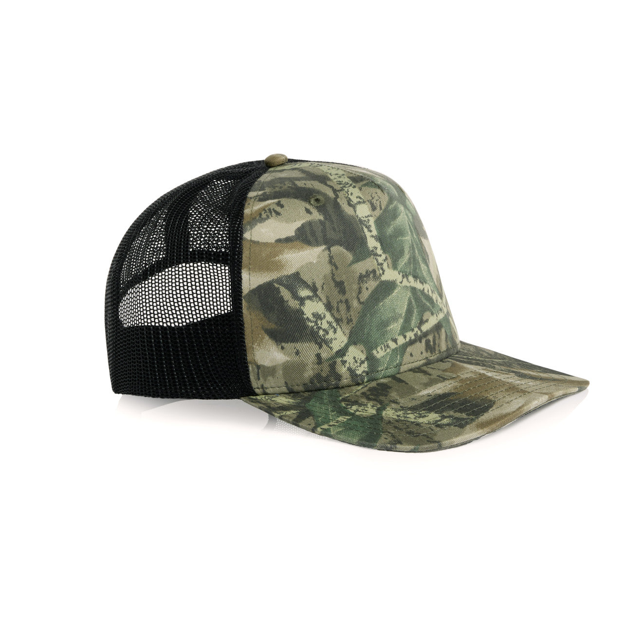 Stock Contrast Camo Trucker Tree_Camo_Black - Side