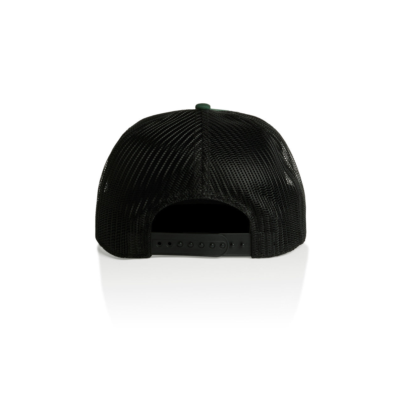 Stock Contrast Trucker Forest Green/Black - Back