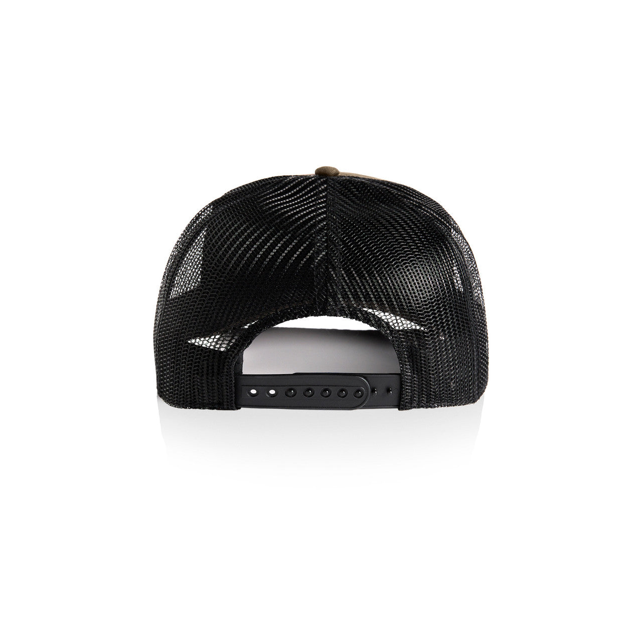 Stock Contrast Trucker Walnut/Black - Back