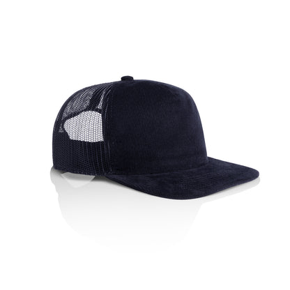 Class Cord Trucker Cap Midnight Blue - Side
