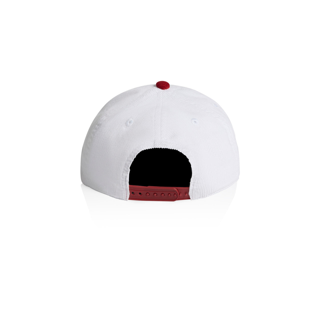 Class Cord TwoTone Cap White/Cardinal - Back