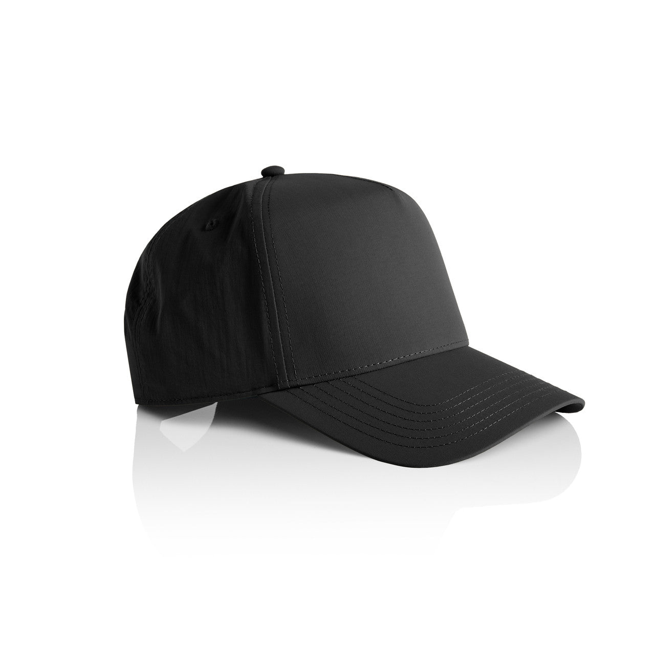 Frame Nylon Cap Black - Side