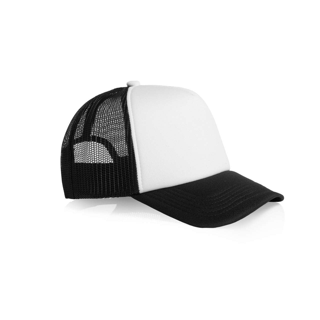 Frame Foam TwoTone Trucker White/Black - Side