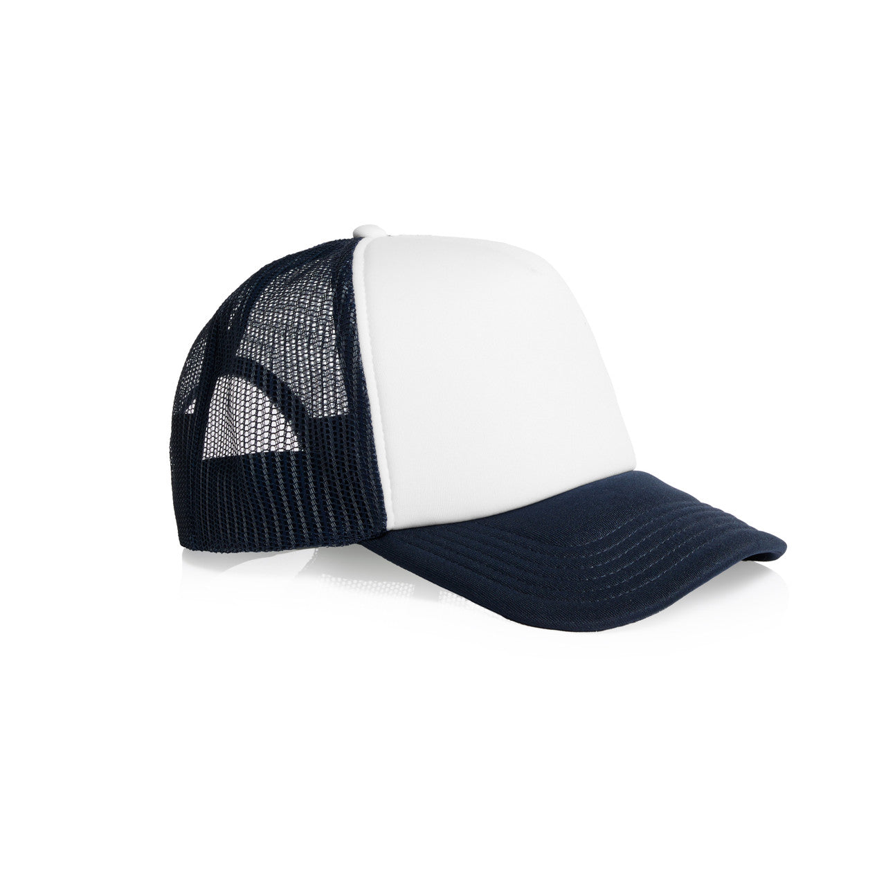Frame Foam TwoTone Trucker White/Navy - Side