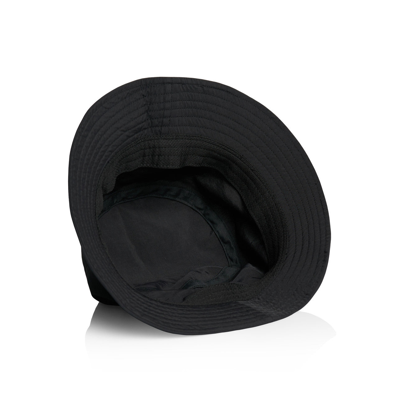 Nylon Bucket Hat Black - Back