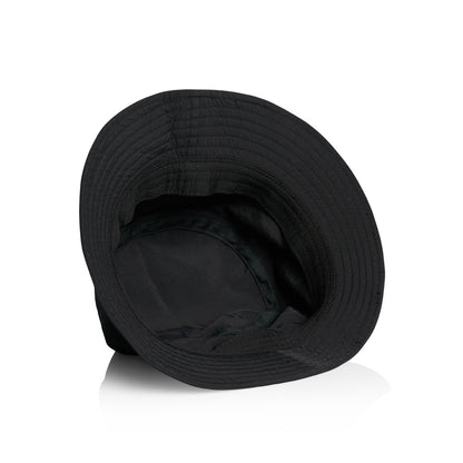 Nylon Bucket Hat Black - Back