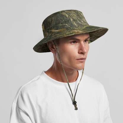 Wide Brim Camo Bucket Hat 1172C