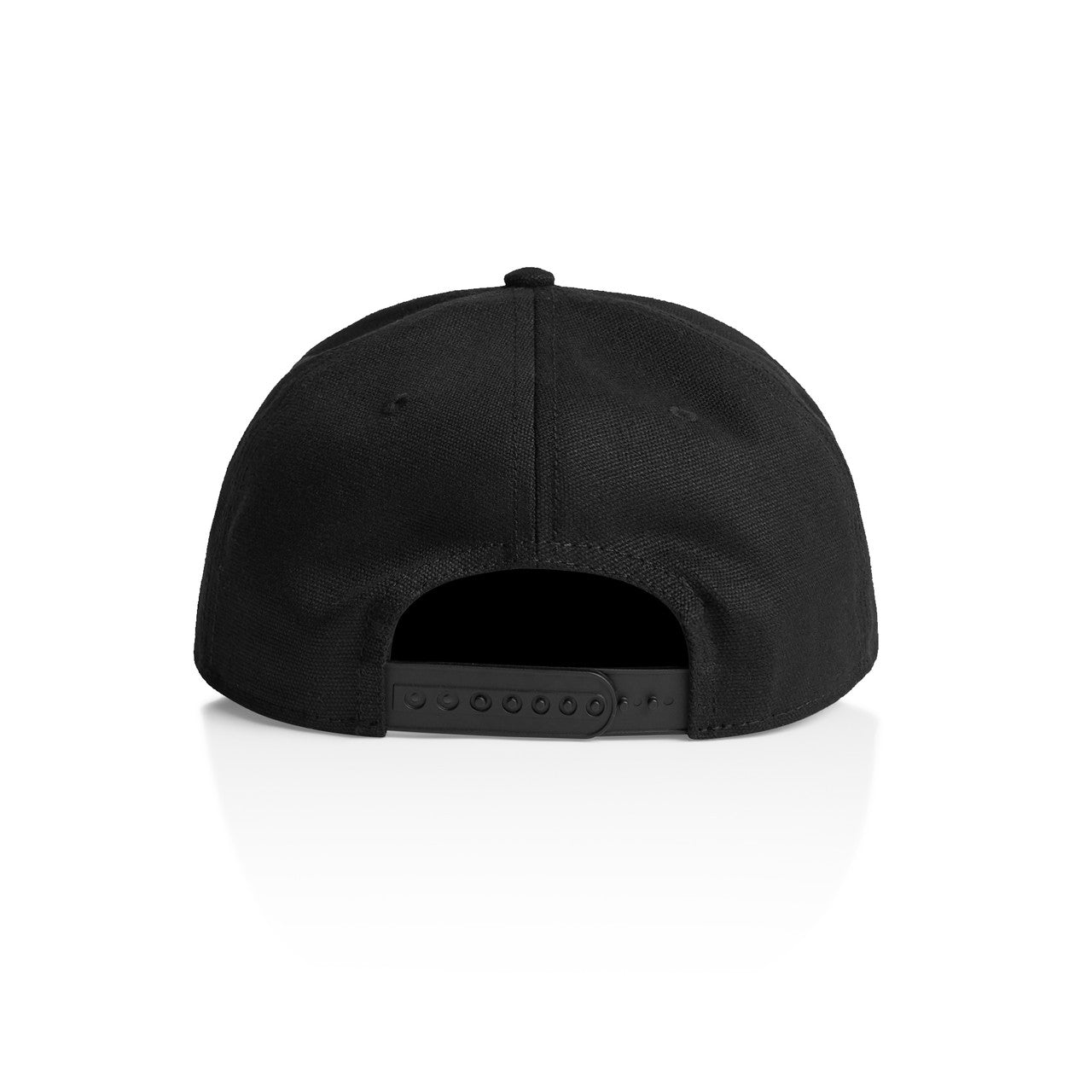 Stock Canvas Cap Black - Back