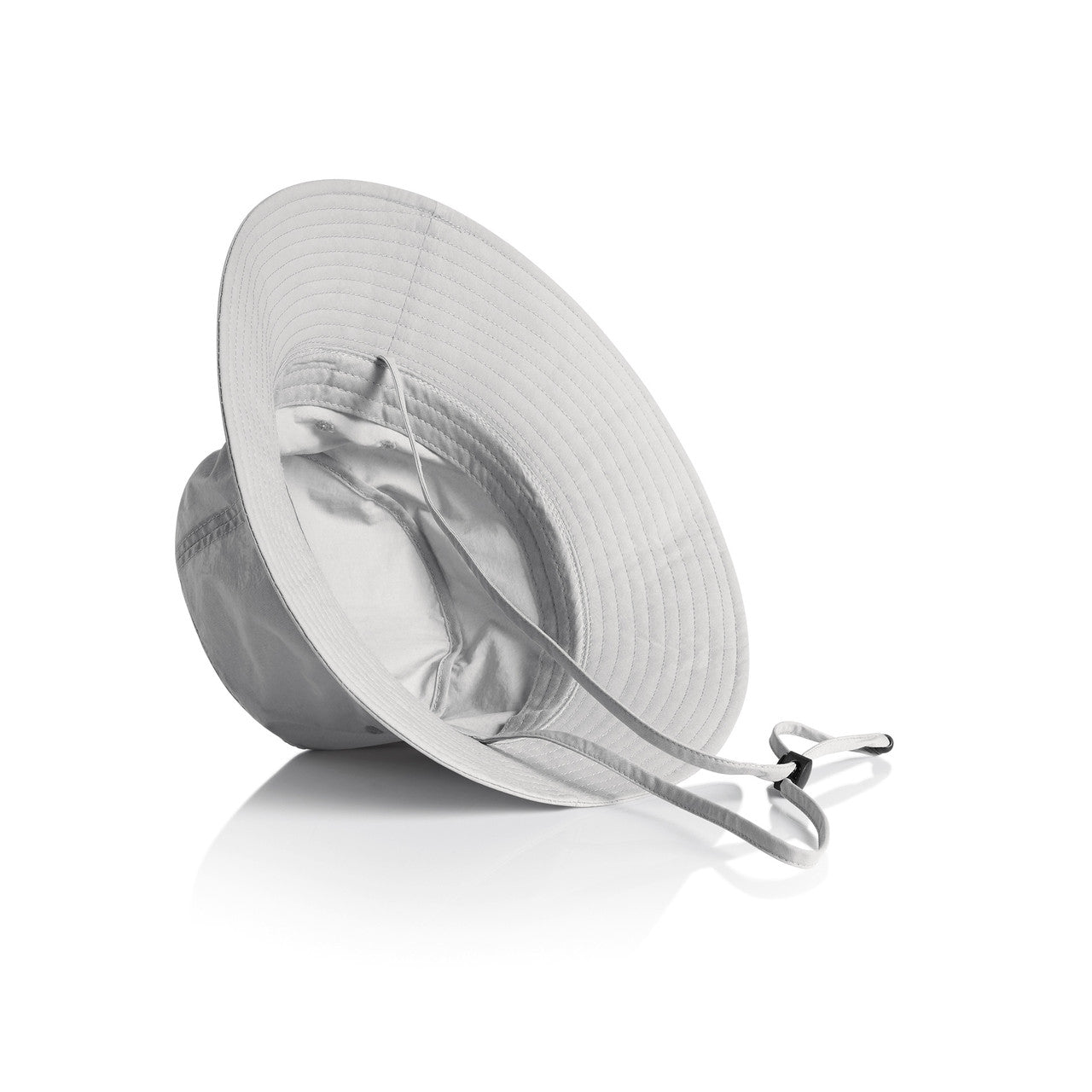 Nylon Wide Brim Bucket Hat Storm - Back