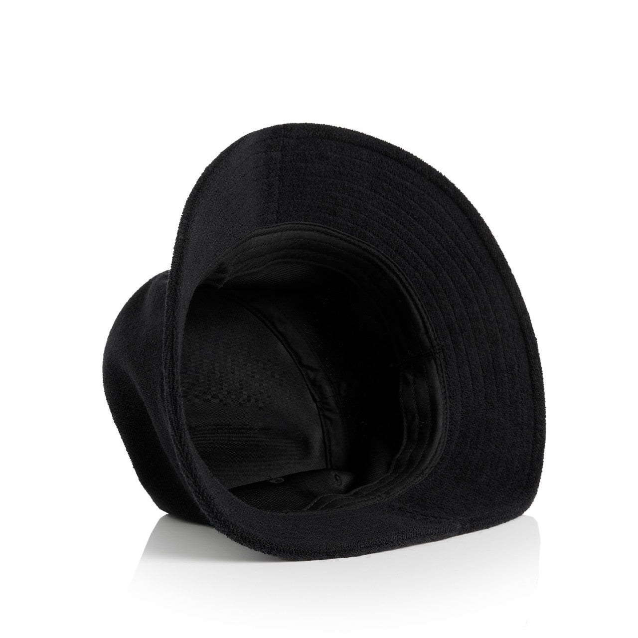Terry Bucket Hat Black - Back