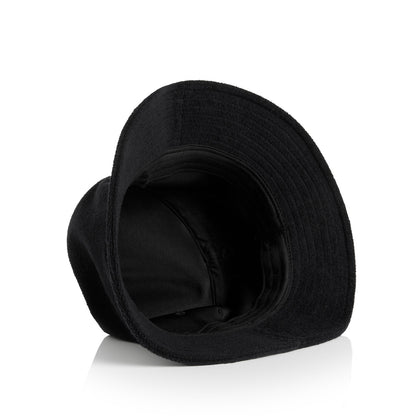 Terry Bucket Hat Black - Back