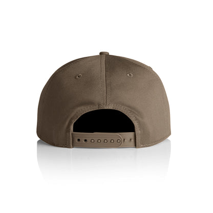 Stock 7Panel Cap Walnut - Back