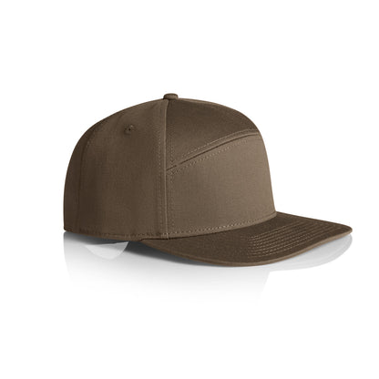 Stock 7Panel Cap Walnut - Side