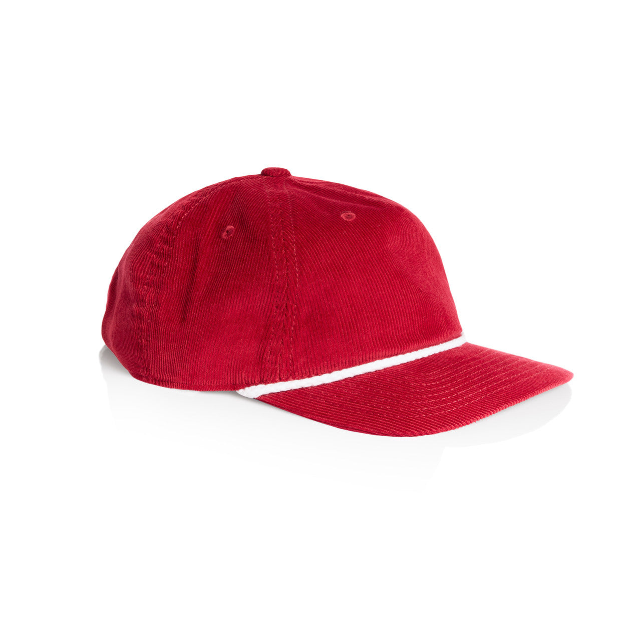 Class Cord Rope Cap Cardinal/White - Side