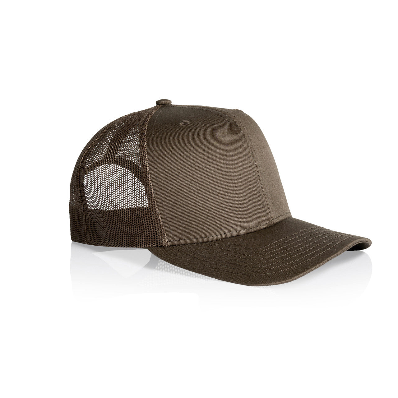Mesh Trucker Cap Walnut - Side