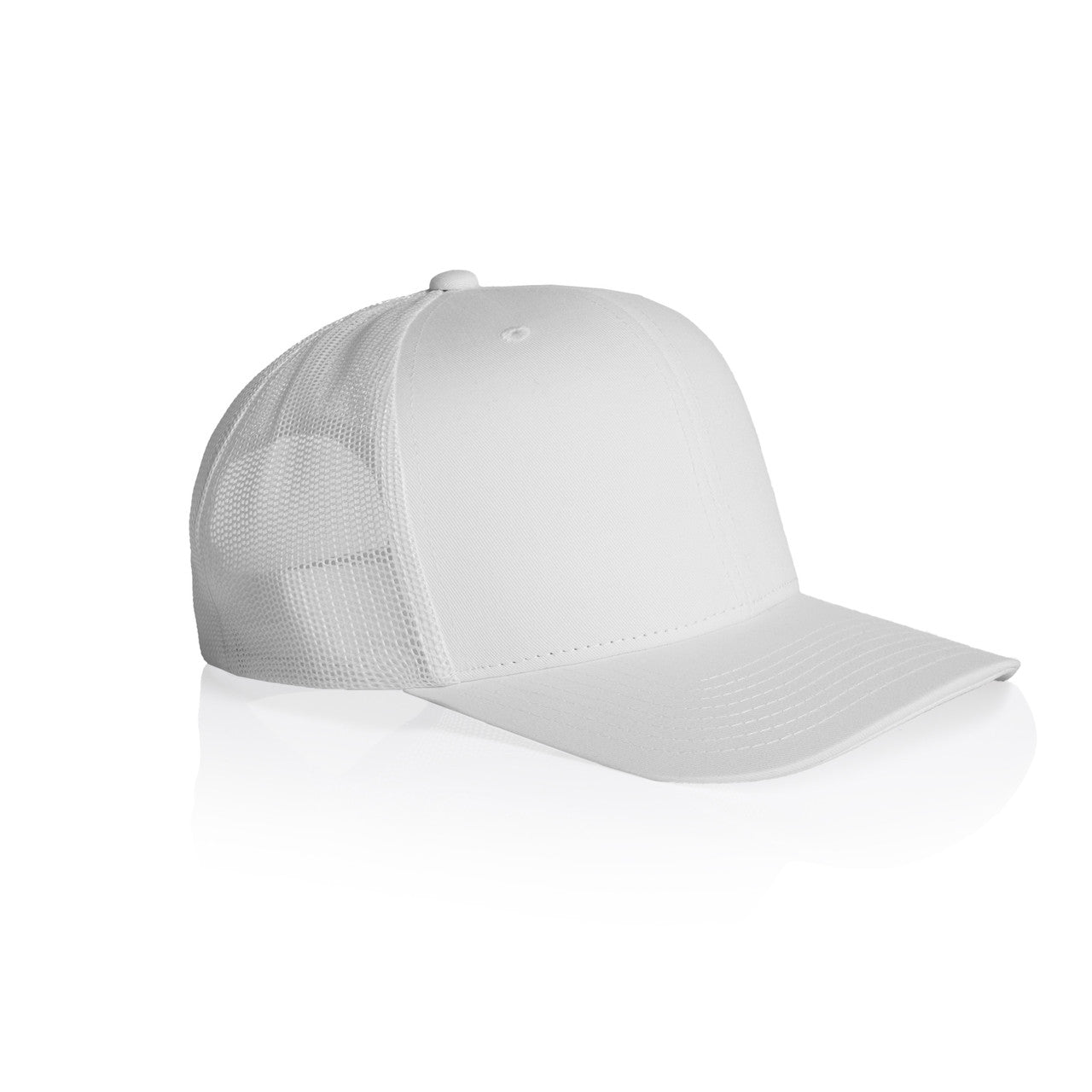 Mesh Trucker Cap White - Side