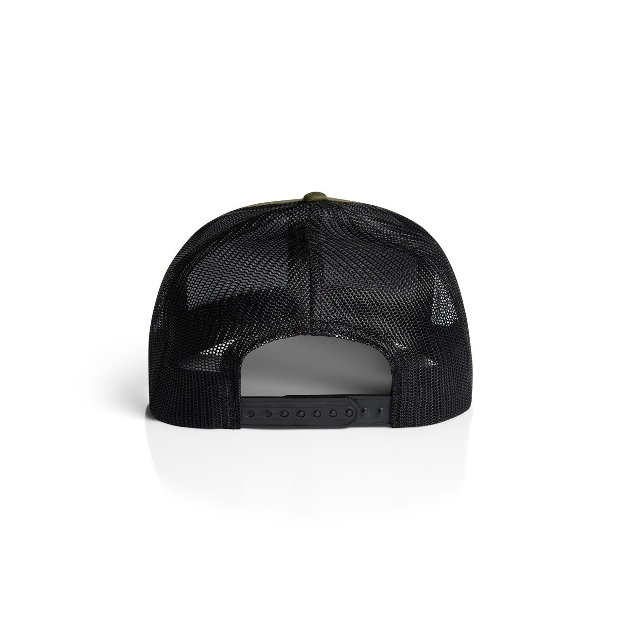 Mesh Contrast Trucker Cap Army/Black - Back