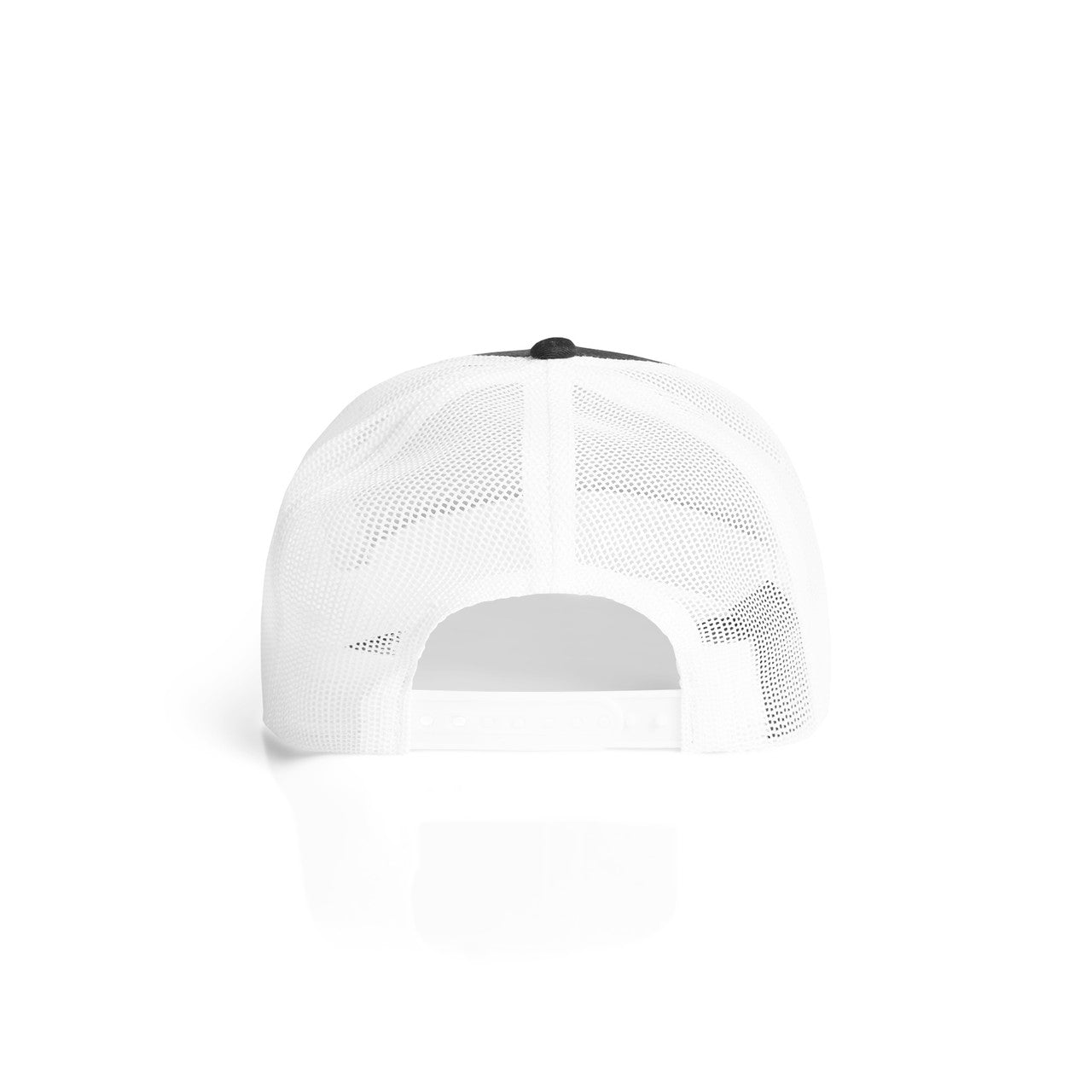 Mesh Contrast Trucker Cap Black/White - Back