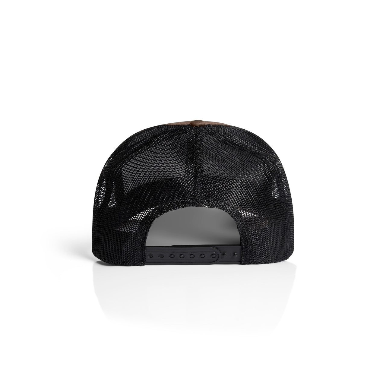 Mesh Contrast Trucker Cap Walnut/Black - Back