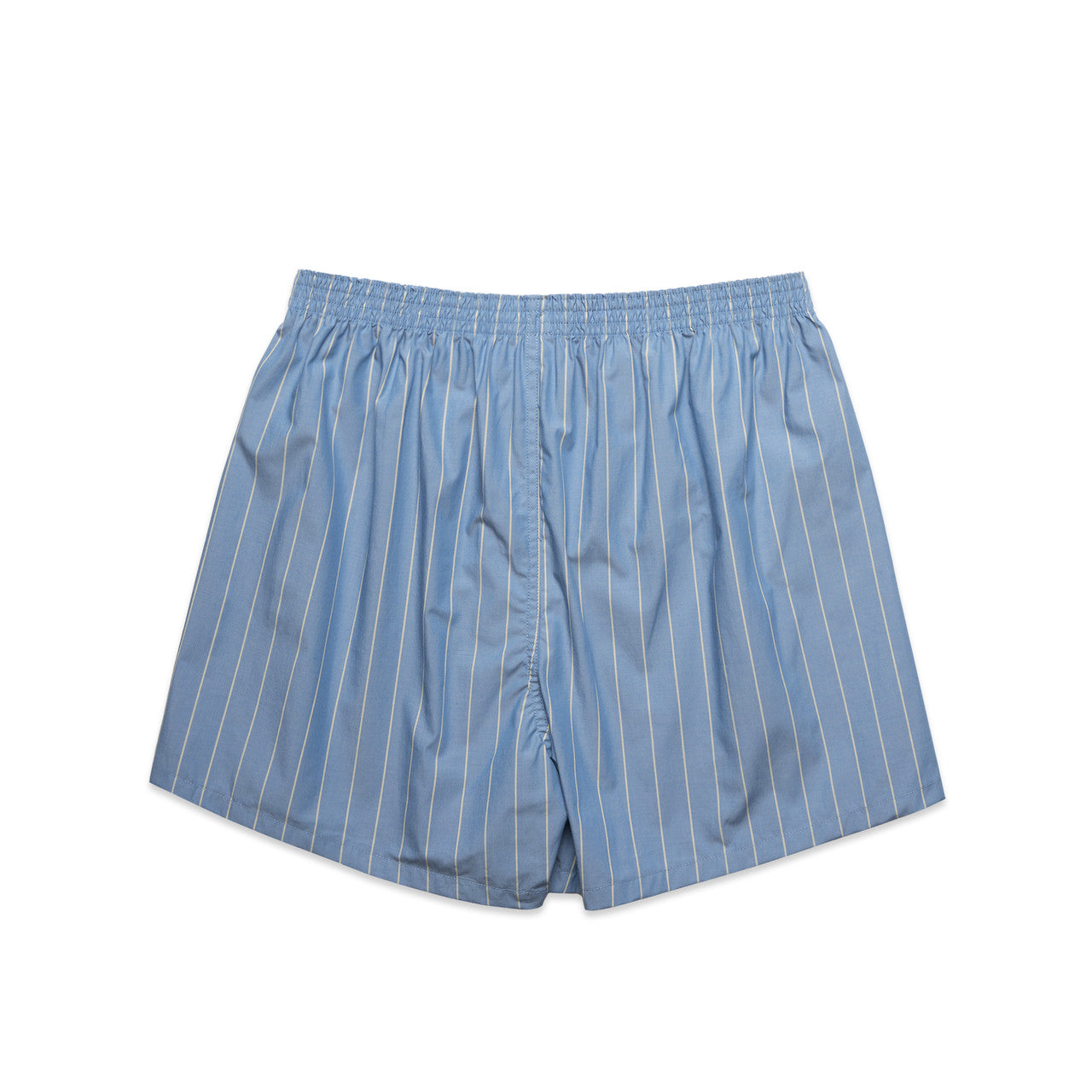 Boxer Fine Stripe Shorts Mid Blue/Natural - Back