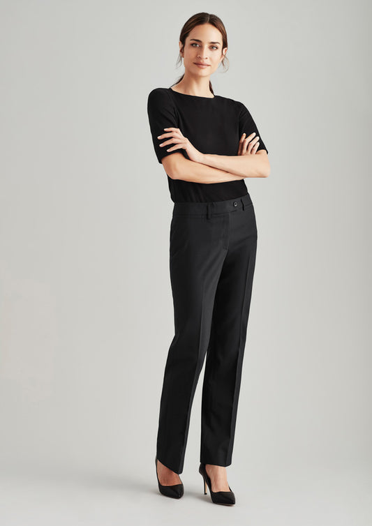 Womens Comfort Wool Stretch Relaxed Pant - Charcoal 26