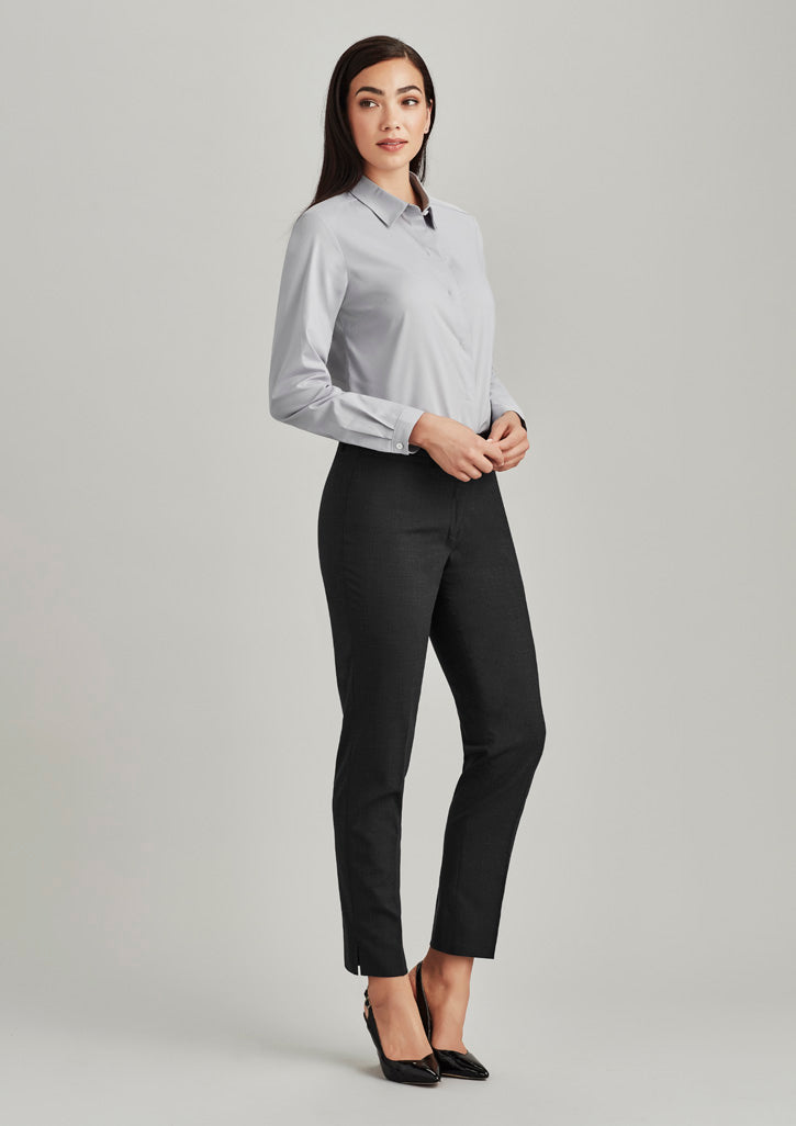 Womens Comfort Wool Stretch Slim Leg Pant - Black 16