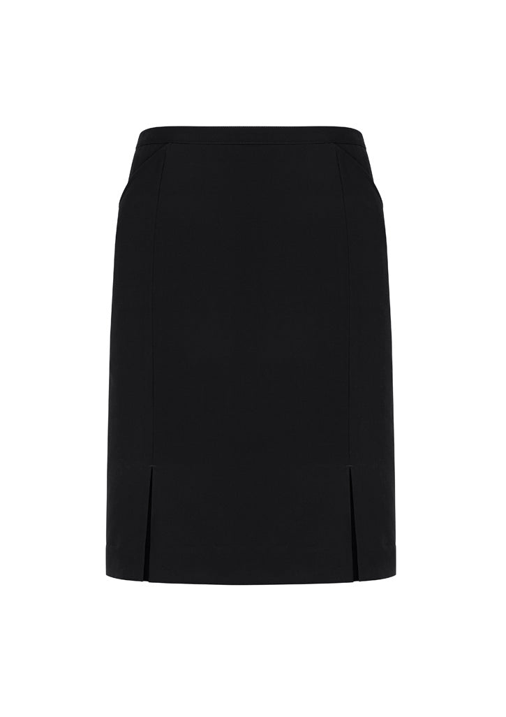Womens Siena Front Pleat Detail Straight Skirt - Marine 26