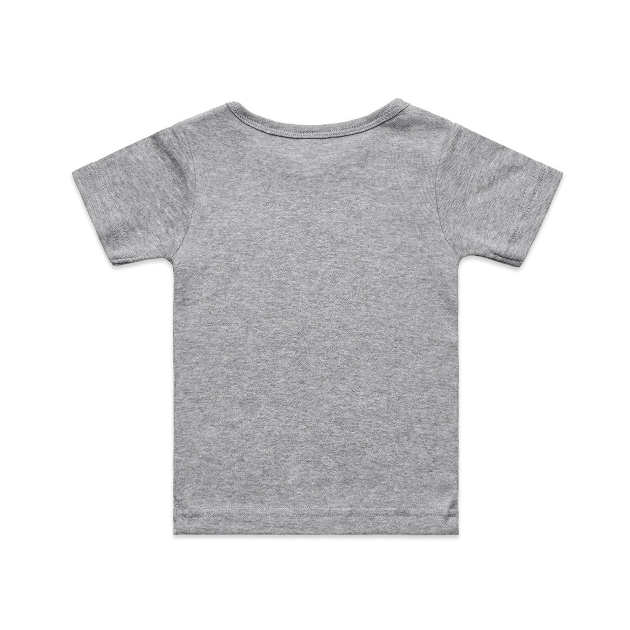 Organic Infant Wee Tee Grey Marle - Back