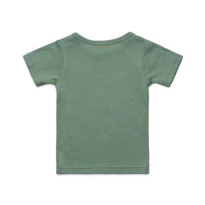 Organic Infant Wee Tee Sage - Back