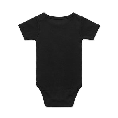 Organic Infant MiniMe OnePiece Black - Back