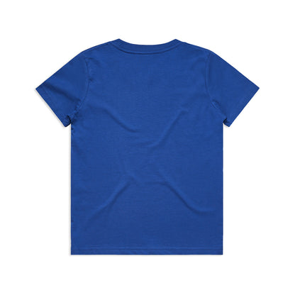 Kids Staple Tee Bright Royal - Back