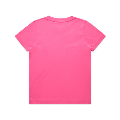 Kids Staple Tee Charity Pink - Back