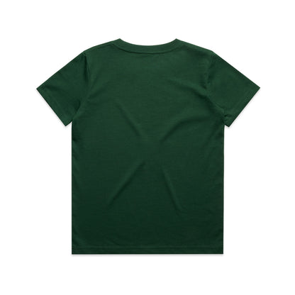 Kids Staple Tee Forest Green - Back