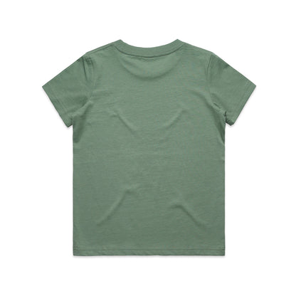 Kids Staple Tee Sage - Back