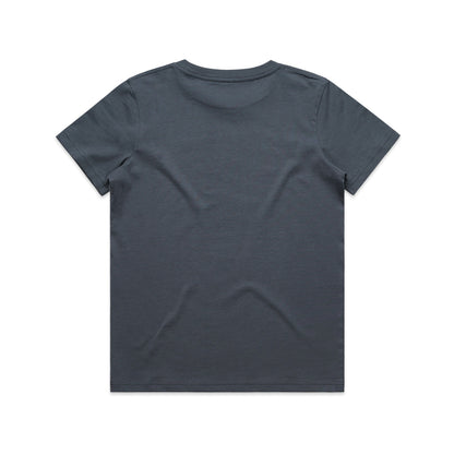Kids Staple Tee Petrol Blue - Back