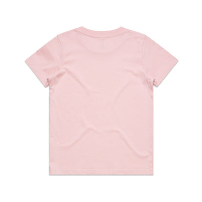 Kids Staple Tee Pink - Back