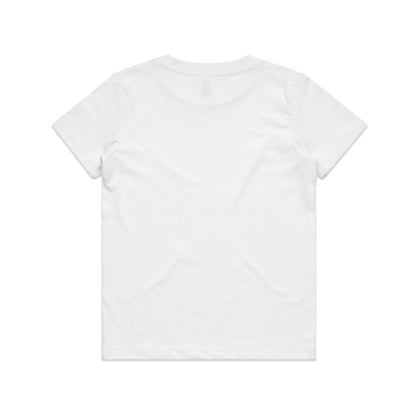 Kids Staple Tee White - Back