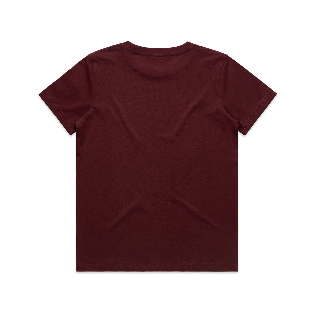 Youth Staple Tee Burgundy - Back