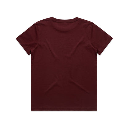 Youth Staple Tee Burgundy - Back