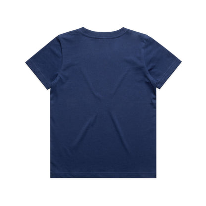 Youth Staple Tee Cobalt - Back