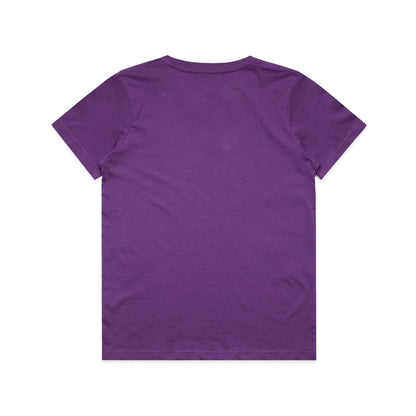 Kids Staple Tee Purple - Back