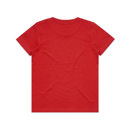Youth Staple Tee Red - Back