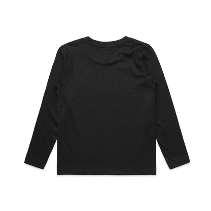 Kids Staple L/S Tee Black - Back