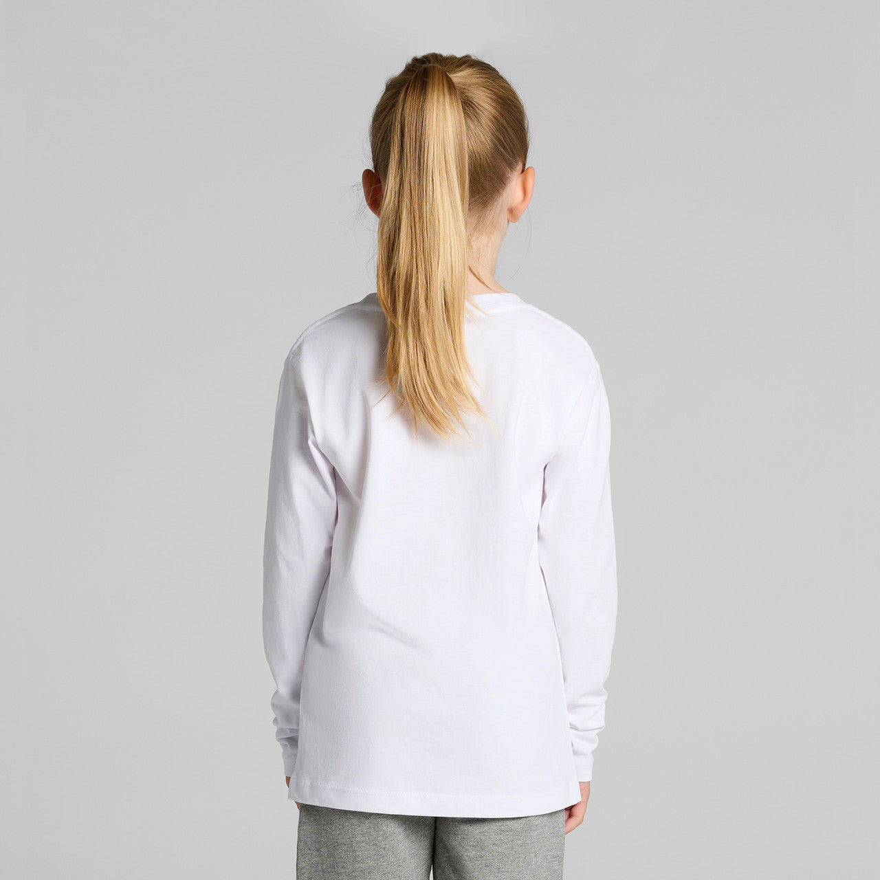 Kids Staple L/S Tee Back