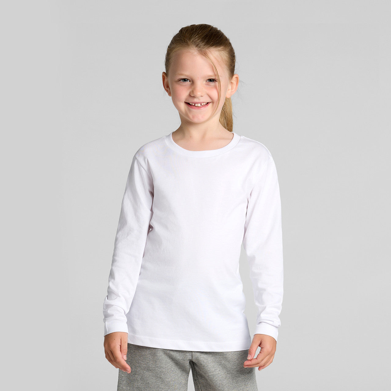 Kids Staple L/S Tee Back