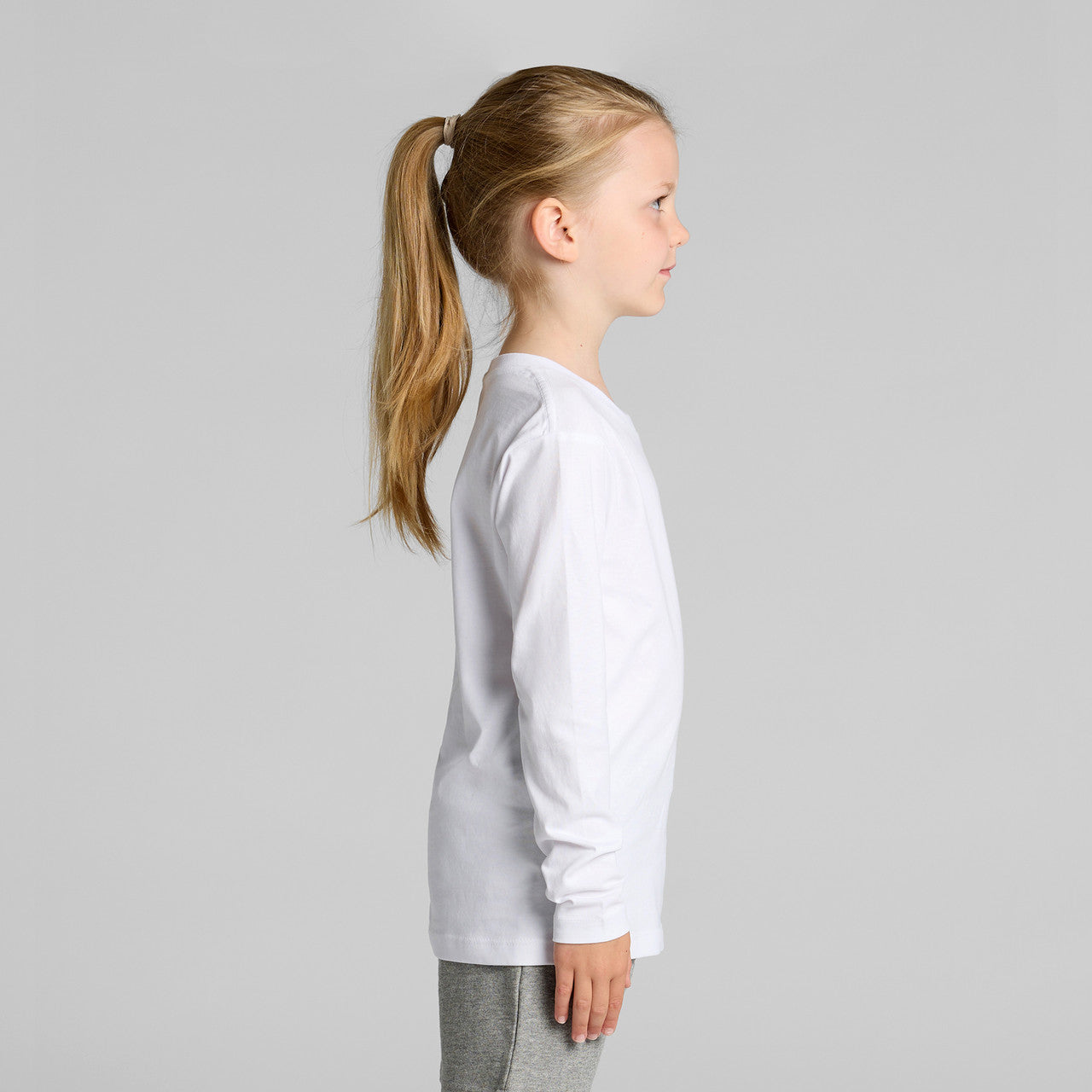 Kids Staple L/S Tee Side
